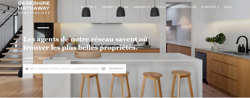Bershire hathaway visite virtuelle immobilier